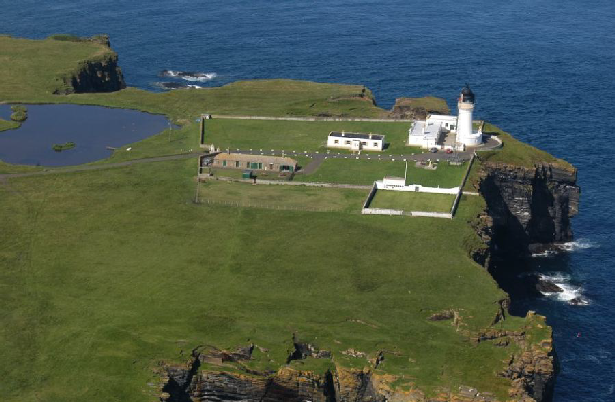 Noss Head - Caithness (Scozia) antica sede del Clan Sinclair Study Center